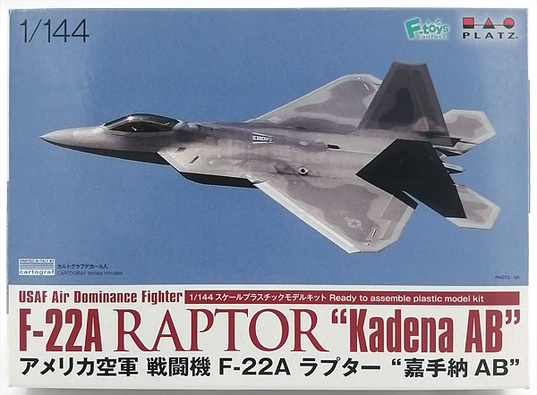 F-toys 1/144 F-22Aラプター アメリカ空軍第1戦闘航空団司令機