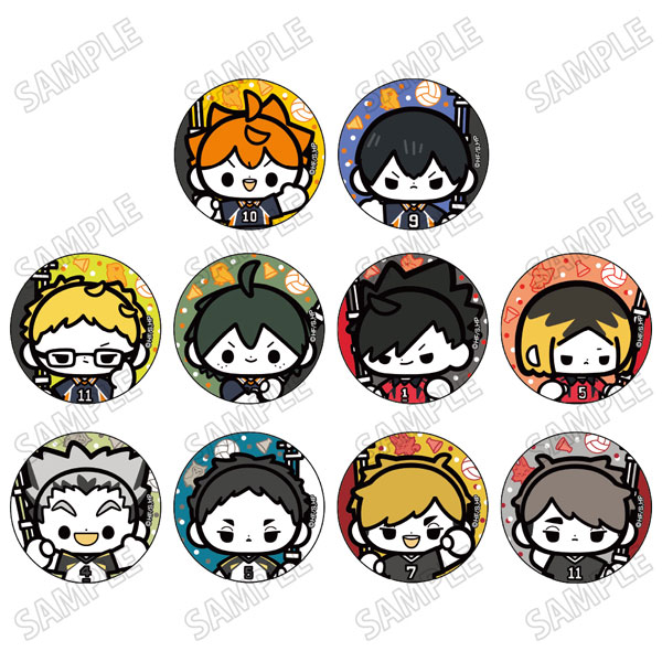 ハイキュー デコレーション缶バッジ ミニアクリルスタンド 34点セット