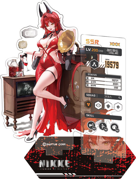 勝利の女神：NIKKE」 アクリルスタンド レッドフード： ナンセンス