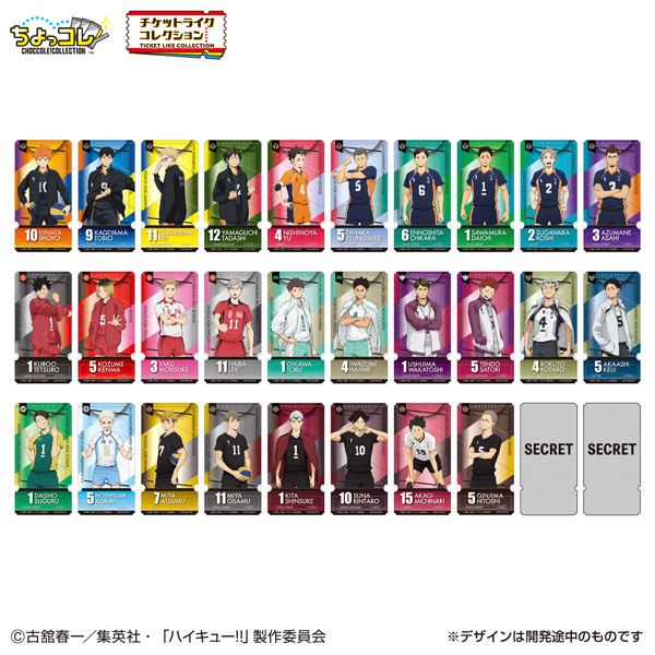 チケットライクコレクション ハイキュー！！ 20個入りBOX[バンダイ
