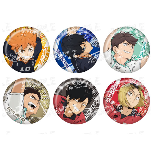 ハイキュー ダッシュシャイン缶バッジ 6box