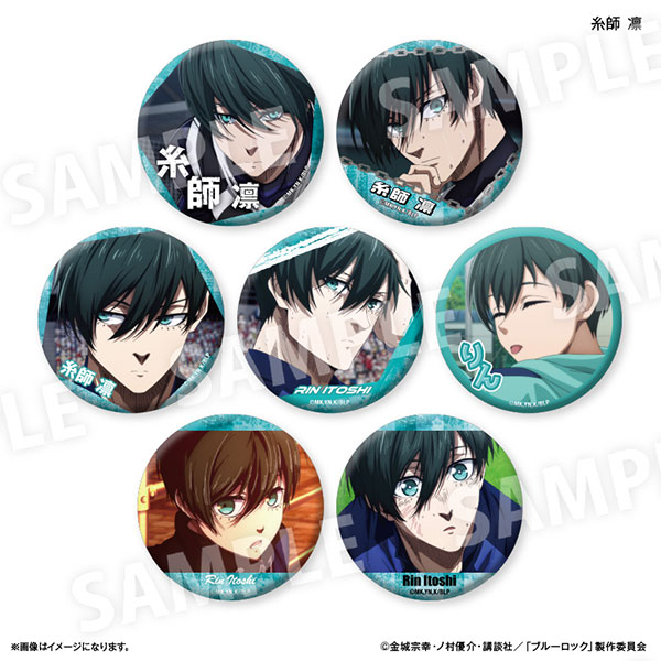 ブルーロック 糸師凛 プリンセスカフェ バースデー缶バッジ 11個