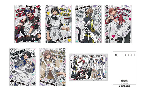 桃源暗鬼】コミケ クリアファイル・ポストカード 桃源暗鬼 秋田書店