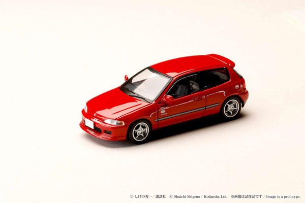 1/64 Honda CIVIC (EG6) 妙義 Night Kids / 頭文字D 庄司慎吾 VS 藤原