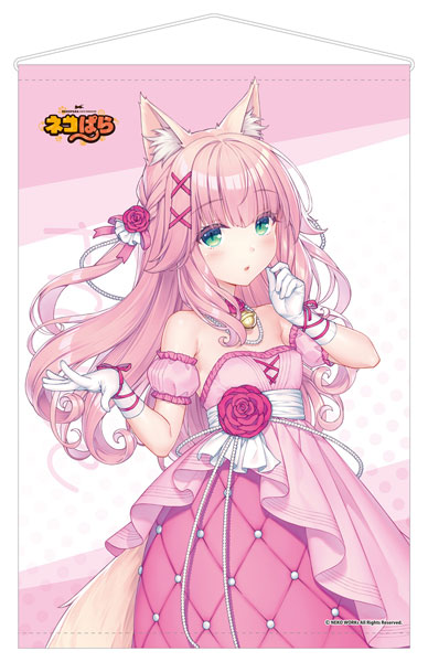 限定販売】ネコぱら B2タペストリー フレーズ SAYORI ART WORKS Ver