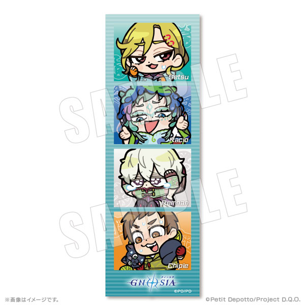 アニメ グノーシア×ぶくぶ 4カットステッカー B[empty]《05月予約》