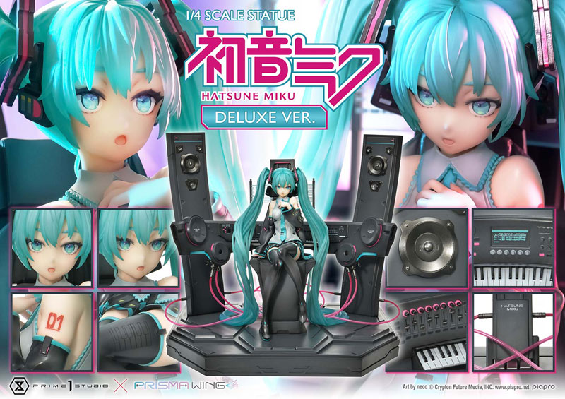 PRISMA WING 初音ミク “Art by neco” DX版 1/4 完成品フィギュア
