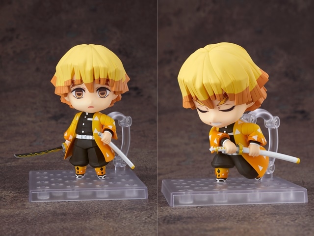 鬼滅の刃』我妻善逸がねんどろいど化「特製 アクリル製台座」付属