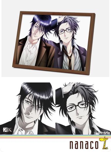 K SEVEN STORIES 宗像礼司 伏見猿比古 nanaco 額縁 K RETURN OF KINGS