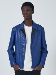 レザー×デニム】セミダブル ライダース ジャケット｜OUTLET (MEN'S