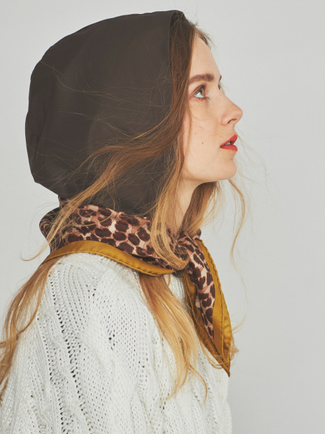 manipuri／マニプリ】 フード付スカーフ レオパード｜OUTLET