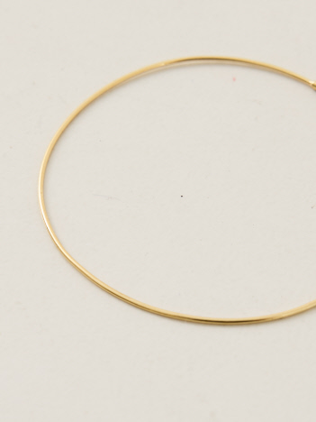 GIGI】Solid Hoop Earrings／60㎜フープピアス｜THE STORE by C' / ザ