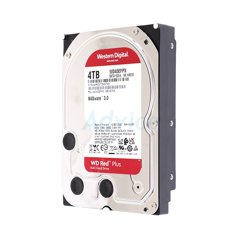 WD Red Plus 4TB NAS HDD: เก็บข้อมูลไม่จำกัด เร็ว แรง ทนทาน ราคา