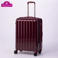 トップバリュ(TOPVALU)Mサイズ 軽量ジッパーキャリーケース トップ