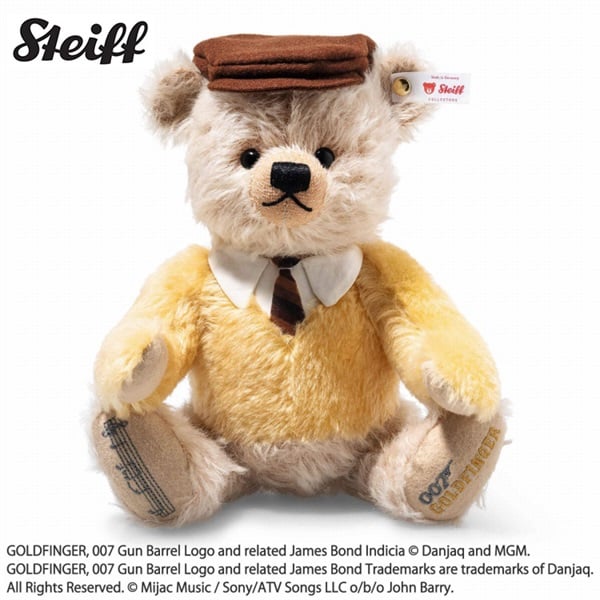 送料無料 シュタイフ オーリック・ゴールドフィンガー テディベア
