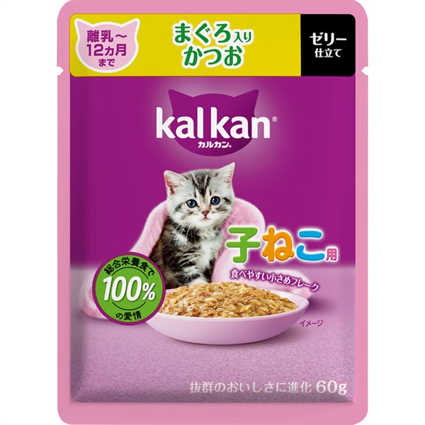 カルカン パウチ 離乳～12ヵ月までの子ねこ用 60g kal kan マース