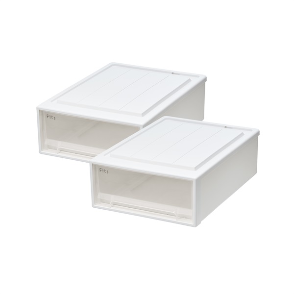 天馬 フィッツケース ホワイトクリア 箱仕様2個組 | イオンスタイル
