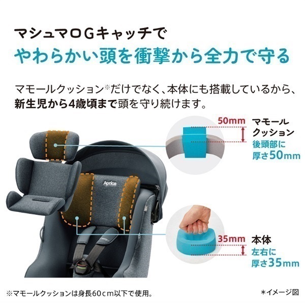 アップリカ クルリラ プラス ライト AB ネイビー 新生児