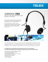 パイロット用ヘッドセット - Airman 750 - TELEX Bosch