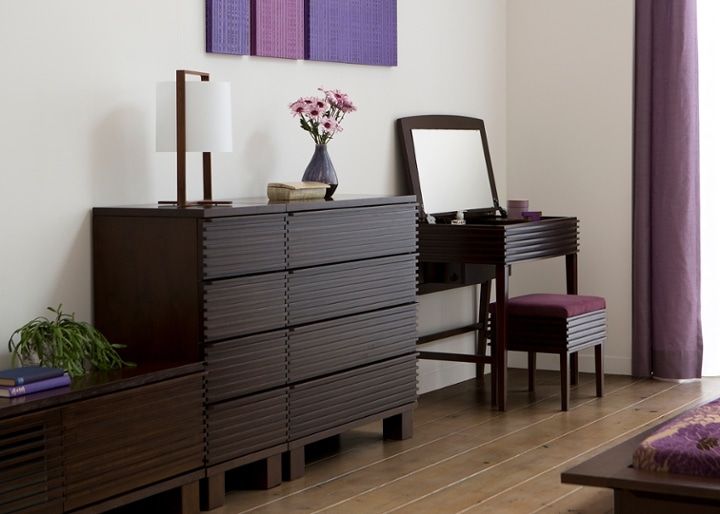 ルーバー・キャビネットv02 H セット ～チェスト～波から着想を得た横