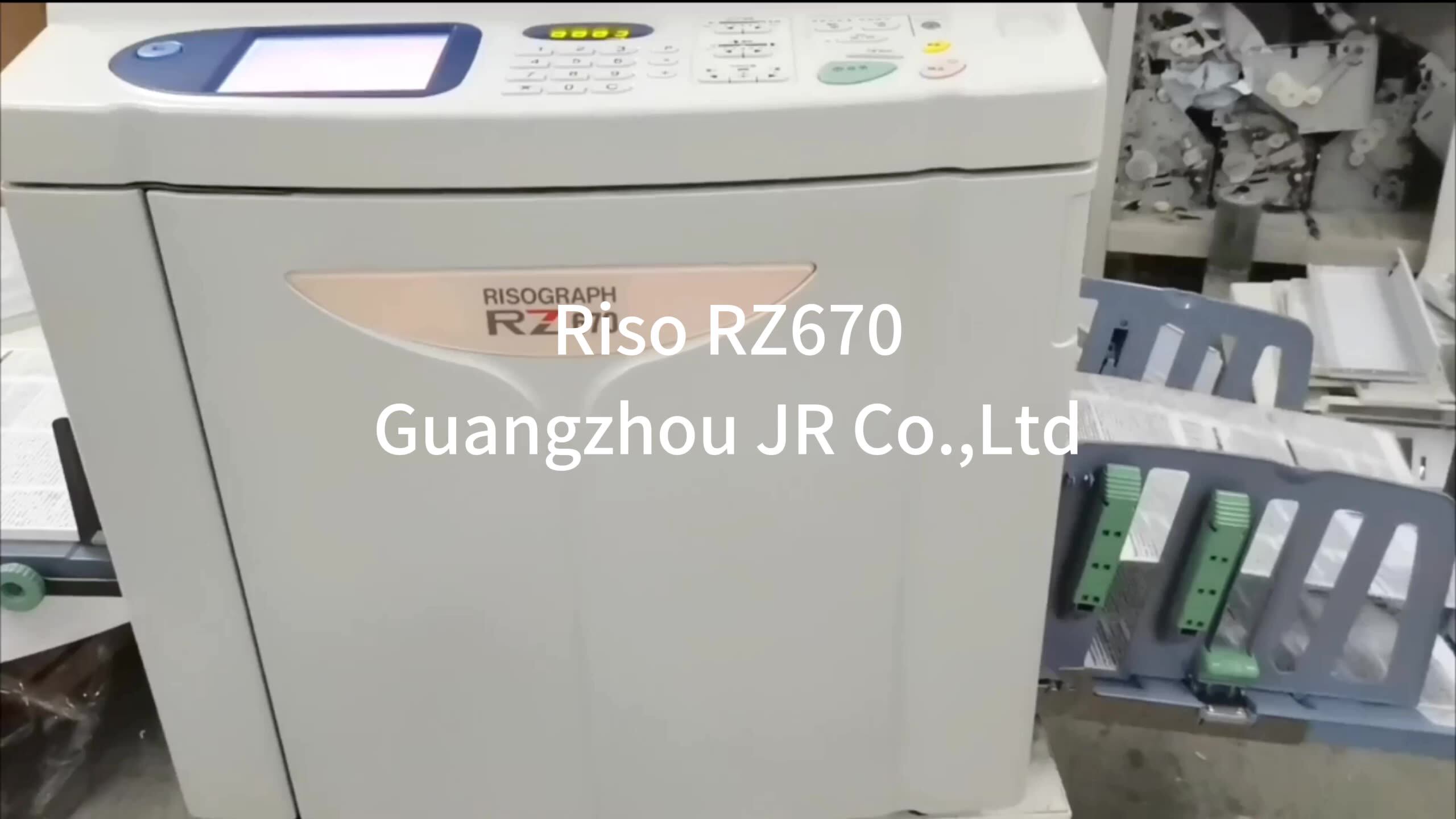 Riso RZ670 A3 Monochrome Risograph Printer - High Speed, Versatile