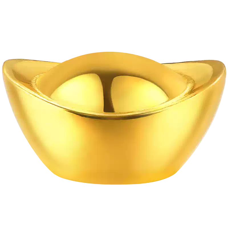 六福珠宝运财进宝黄金添富金元宝1g3g葫芦小金豆投资