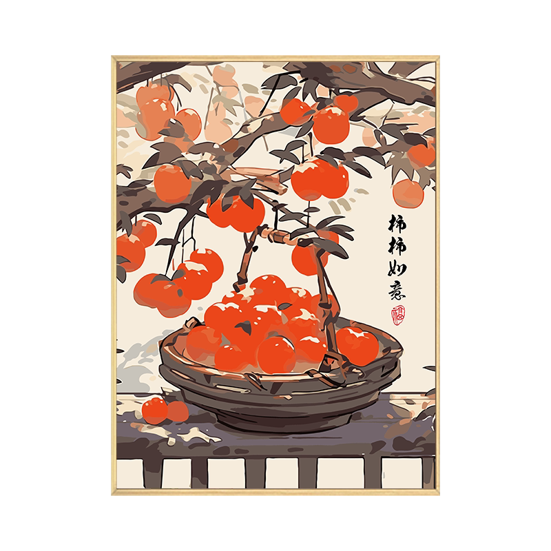 success 成功 （油彩画）