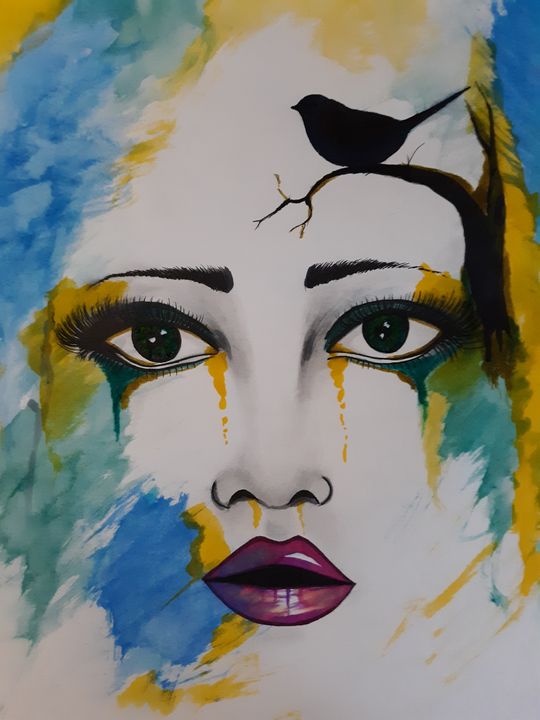 The sad face of climate change - Justin Seavers - Paintings