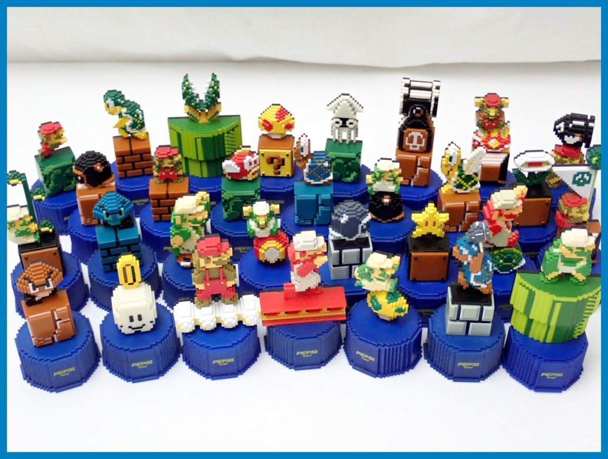 スーパーマリオ ペプシ ボトルキャップ コンプリートセット