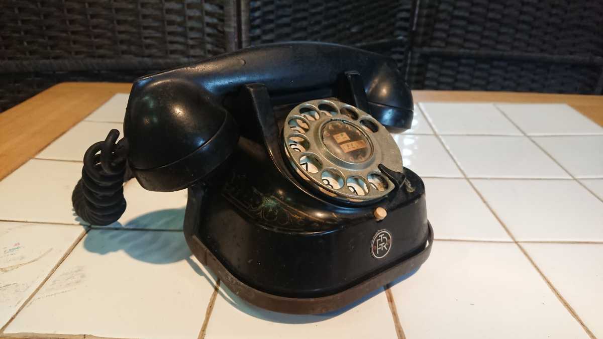稀少】クラシック電話機 アンティーク Rotto アンティーク ベルギー製