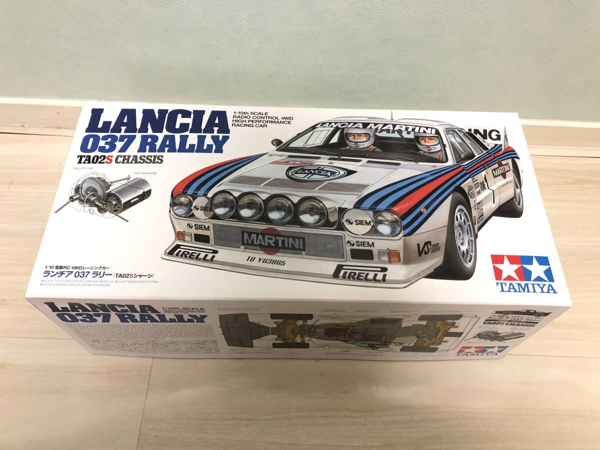 当時物 タミヤ 1/10 RCカー ランチア 037ラリー TA-03R-S シャーシ 未