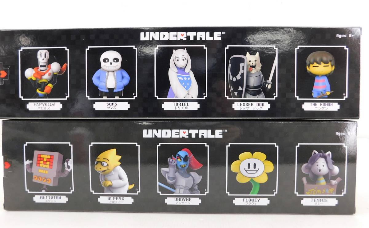 アンダーテール フィギュア 8点セット UNDERTALE サンズ パピルス 8点