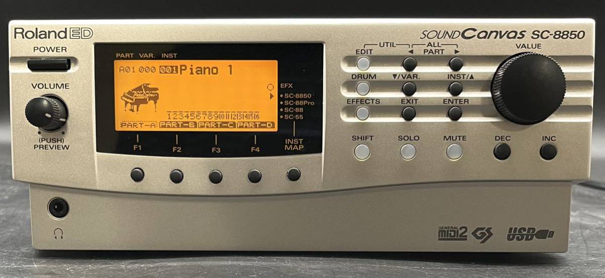 Roland ローランド サウンド・キャンバス SC-8850 MIDI 音源モジュール