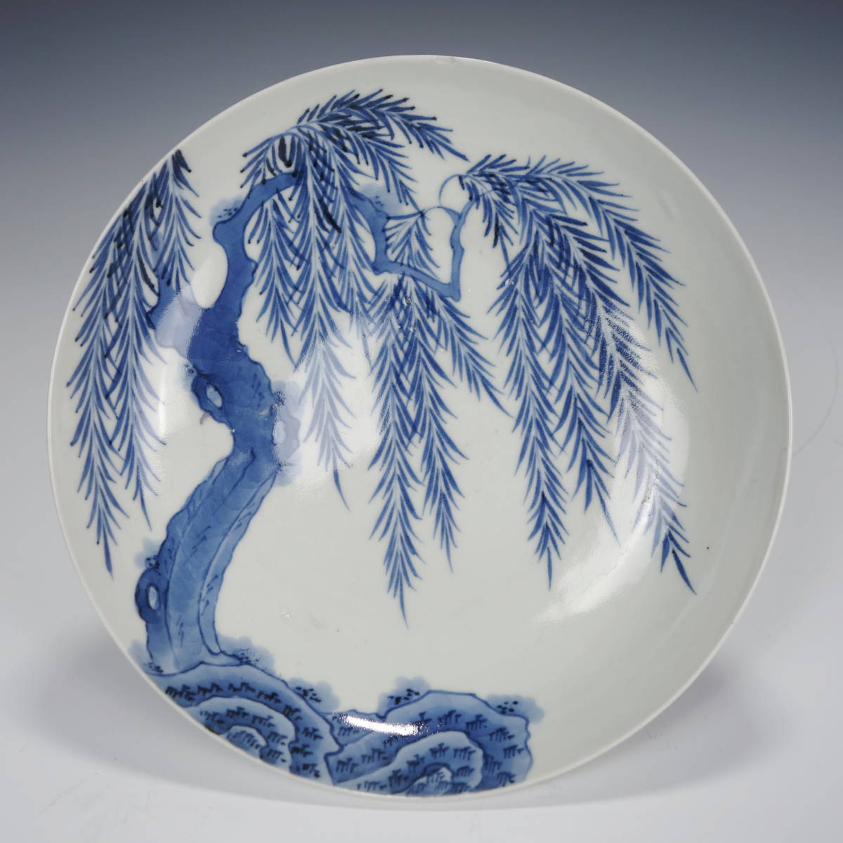 市川龍男市川龍仙色鍋島野菜尽文猪口焼酎カップぐい呑酒器