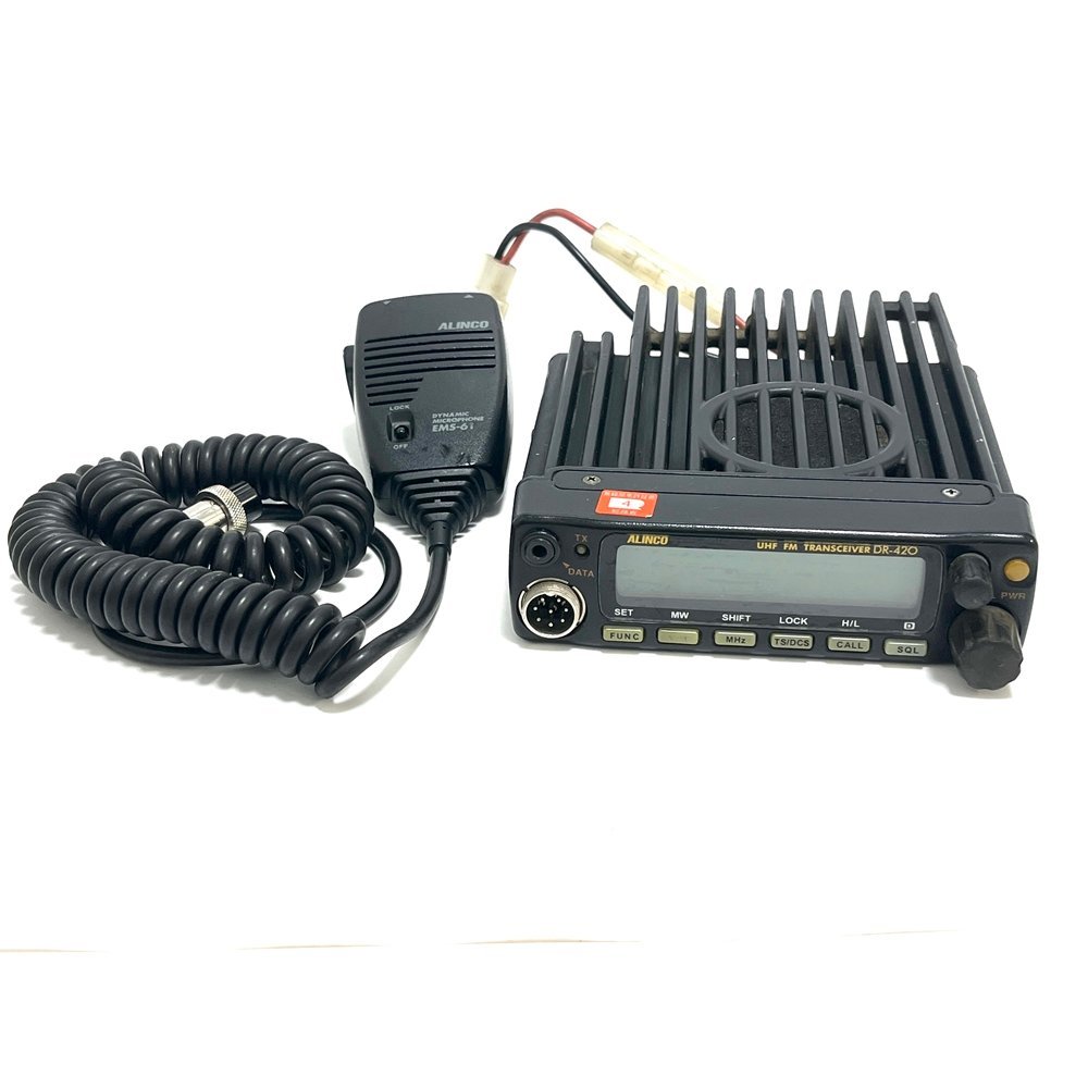 ALINCO DR-420 UHF FMトランシーバー20w ALINCO DR-420X モービル