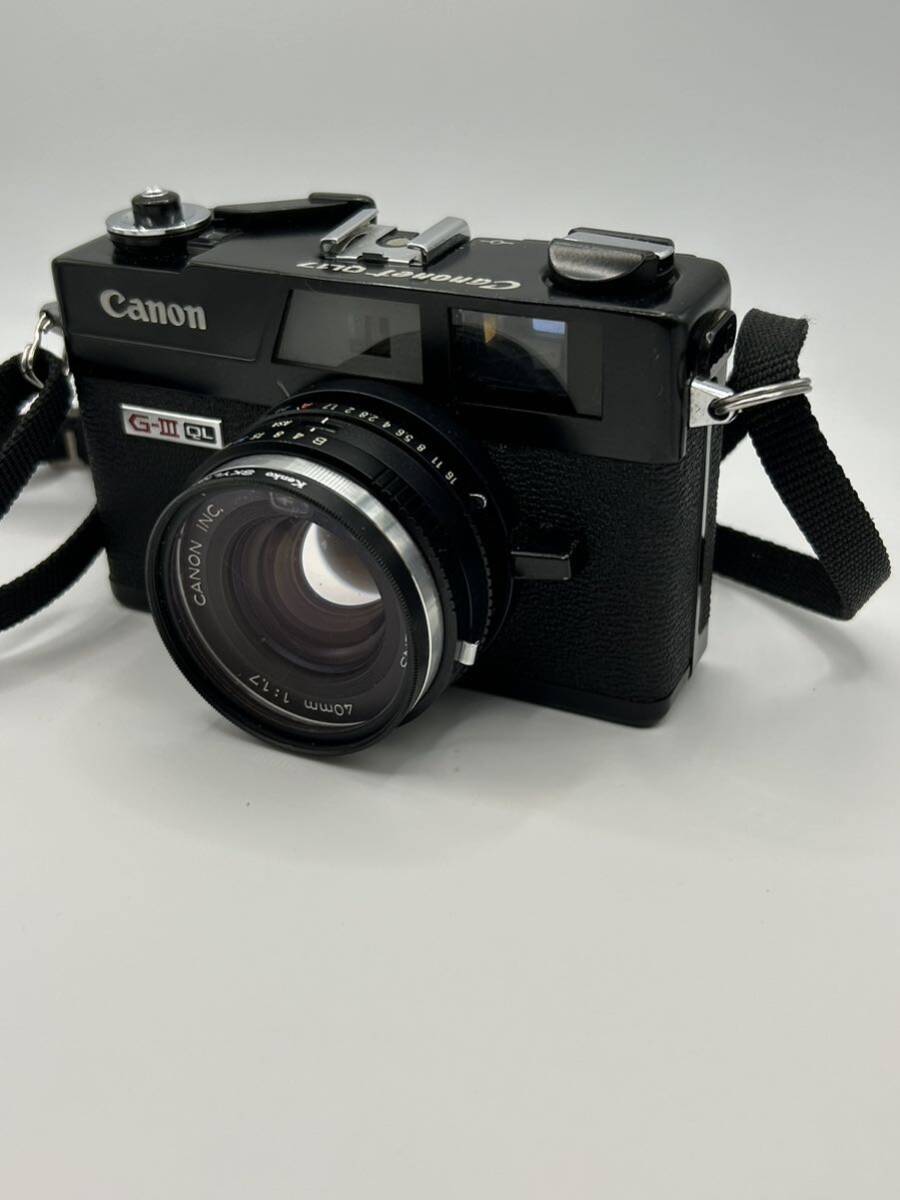 キヤノン Canon Canonet QL17 G-III GIII Black ジャンク品] キャノン