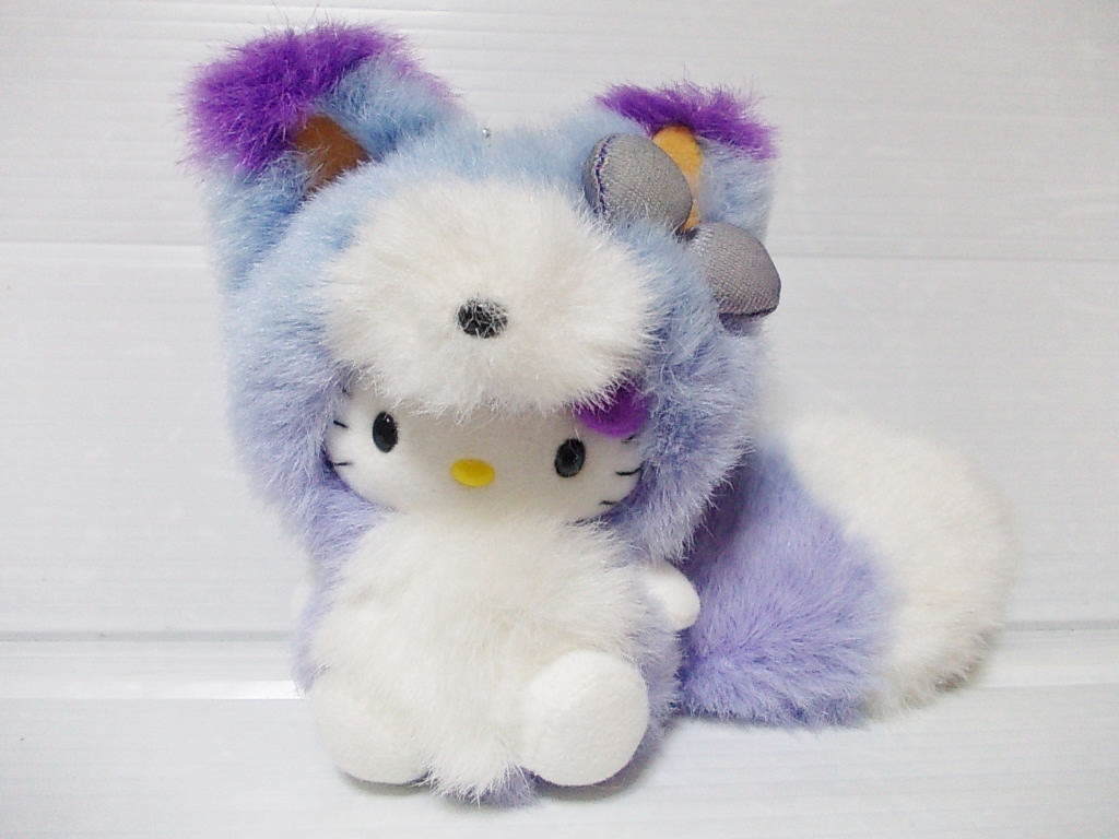 ご当地キティ限定北海道ラベンダーきつね サンリオ 手作り ご当地