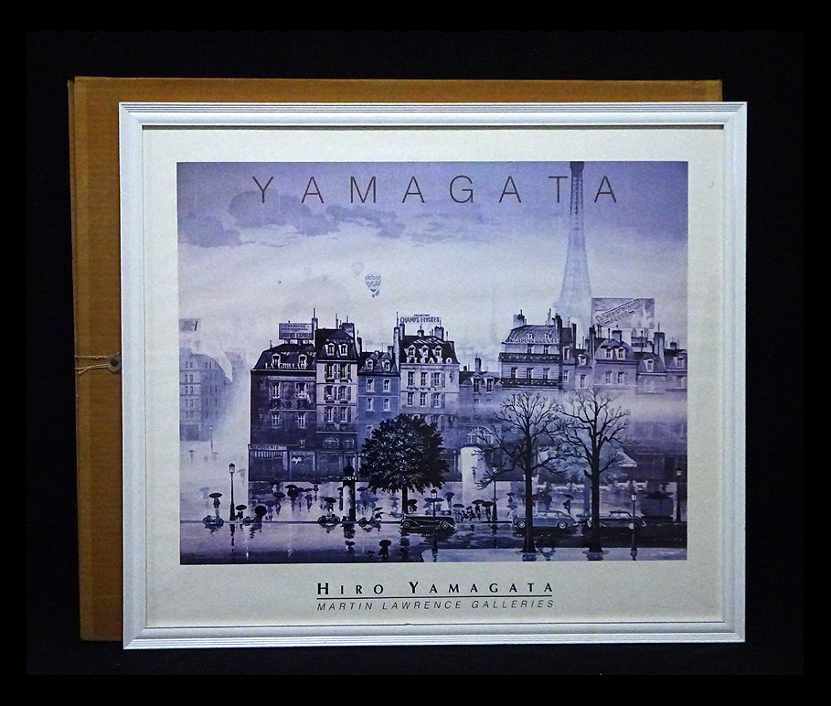 ヒロ・ヤマガタ 「マスターズ」 複製画 新品額装 ゴルフの絵