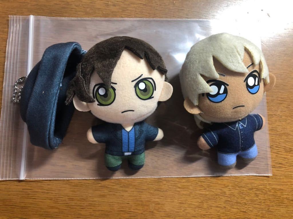 名探偵コナン 寝そべり ぬいぐるみ ぷち おやすみ 安室透 新一 赤井 降