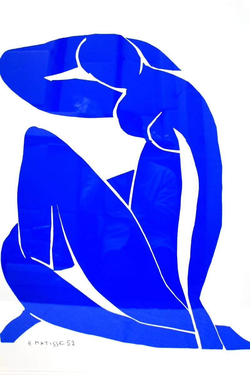 マティス ブルーヌード52 シルクスクリーン マティス ブルーヌード52