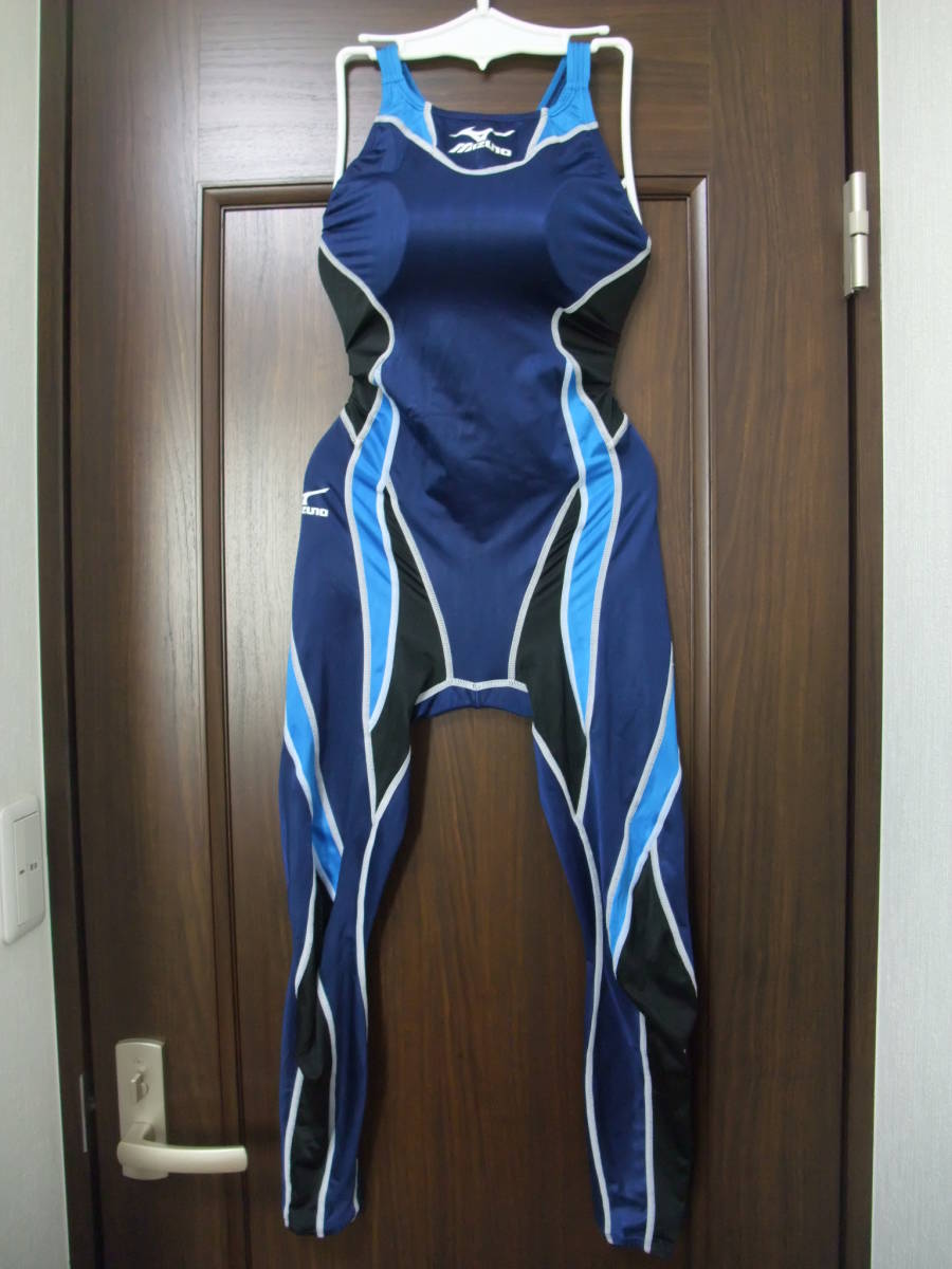 未使用タグ付きMIZNO アクセルスーツロングスパッツAS 競泳水着M