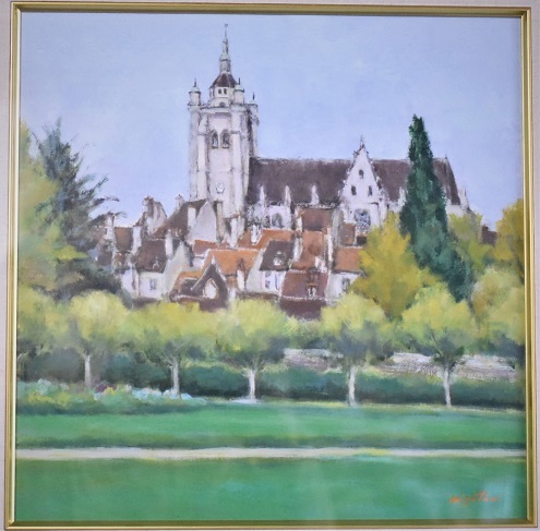 油絵絵画イヴリィクレジィシュルコール風景画水谷方早子4F