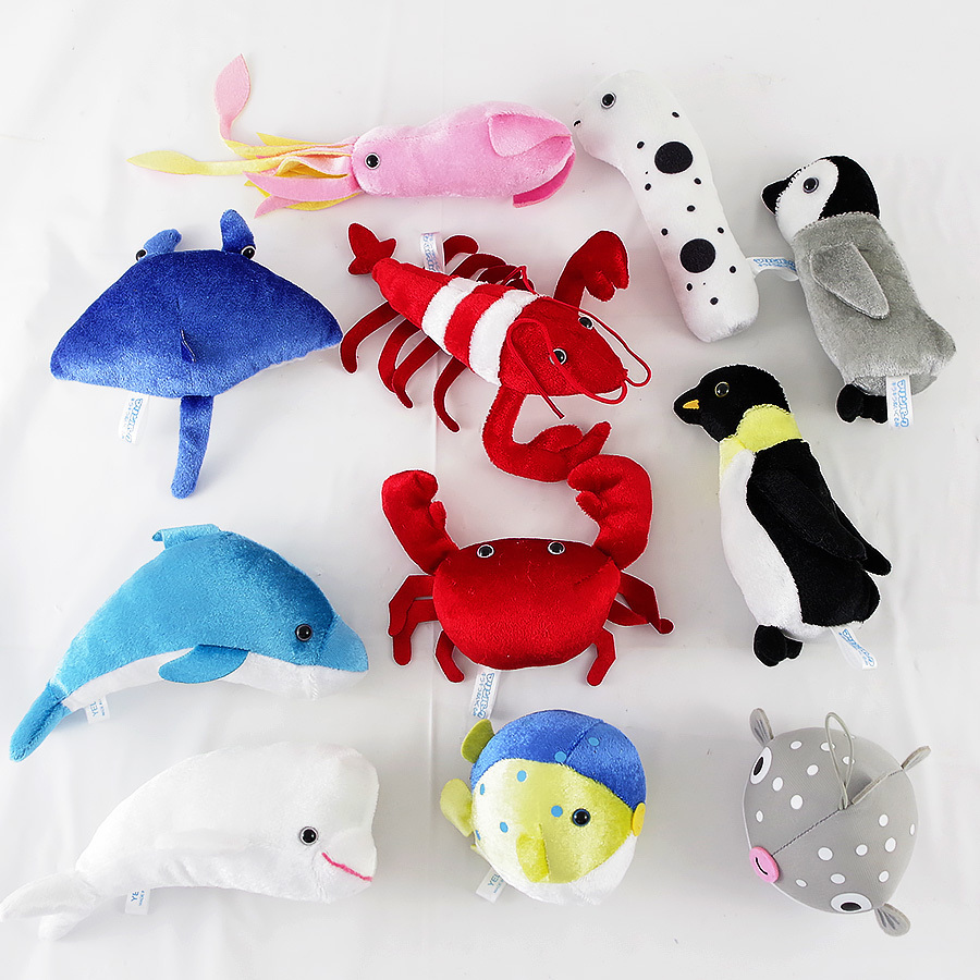 マリンパークキラキラぬいぐるみ11個