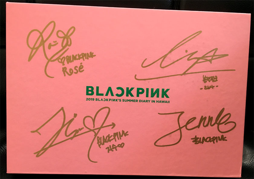 BLACKPINK 直筆サイン色紙 BLACKPINK サイン直筆色紙