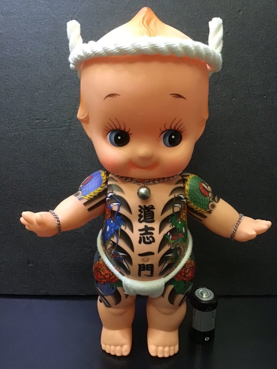 手描き刺青 キューピー 24cm QP 入れ墨 | 昭和ネタの店 紅雀本舗