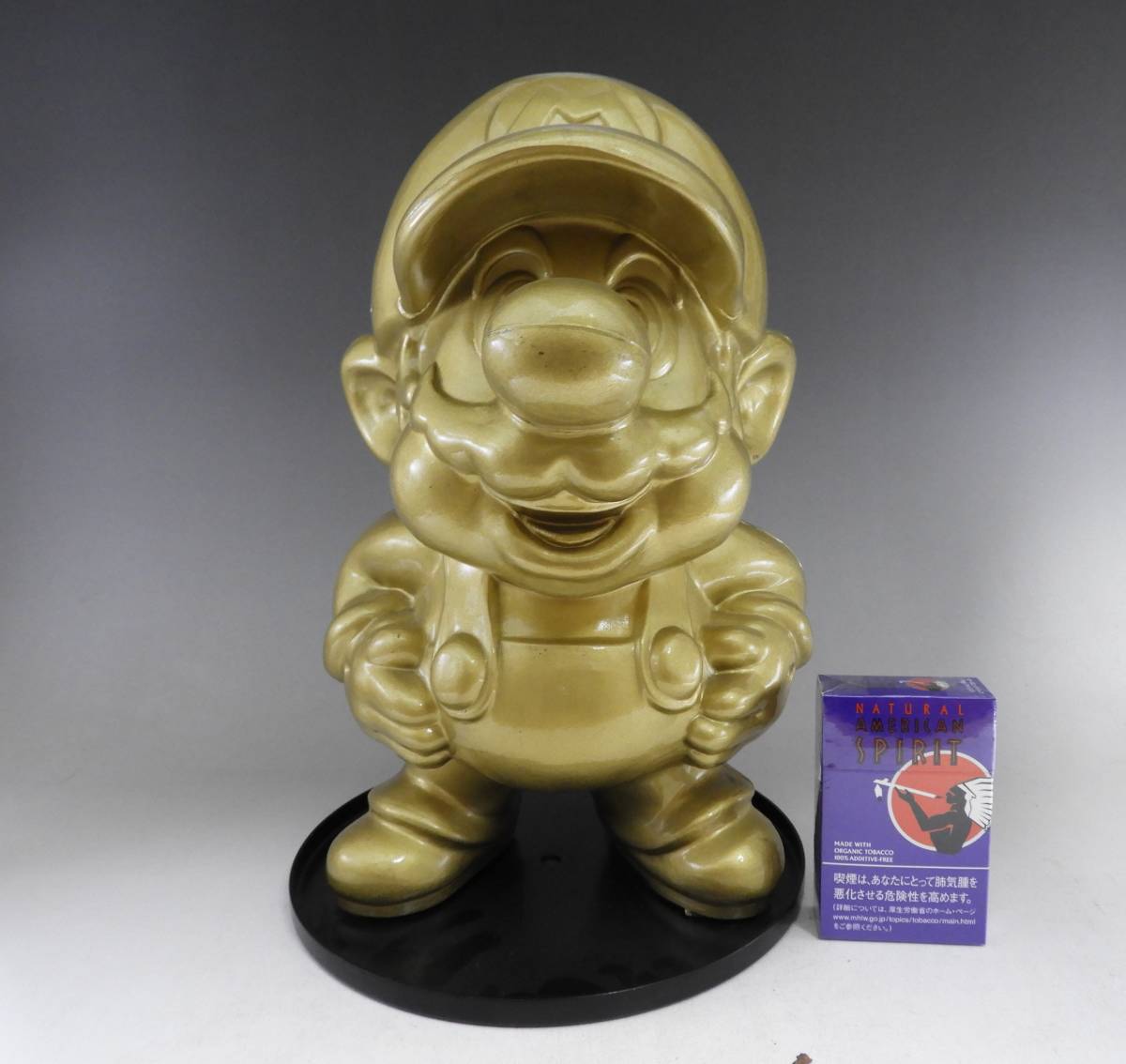 レア 任天堂 スーパーマリオ ゴールド 黄金のマリオ像 非売品 希少品
