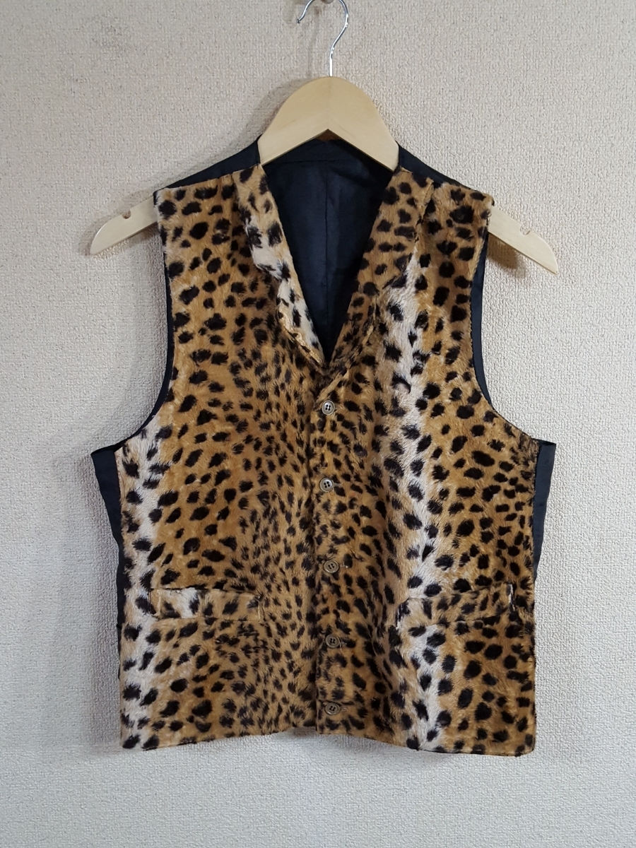 Y2K リバーシブル レオパードベスト archive ヒョウ柄 ヴィンテージ
