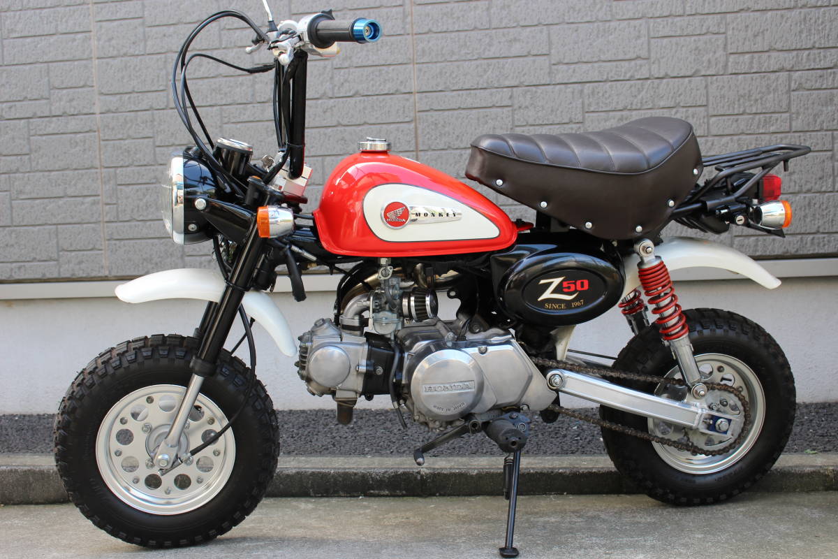 モンキー 75 HONDAイエロー : モンキーAB27キャブ最終型 ホンダ