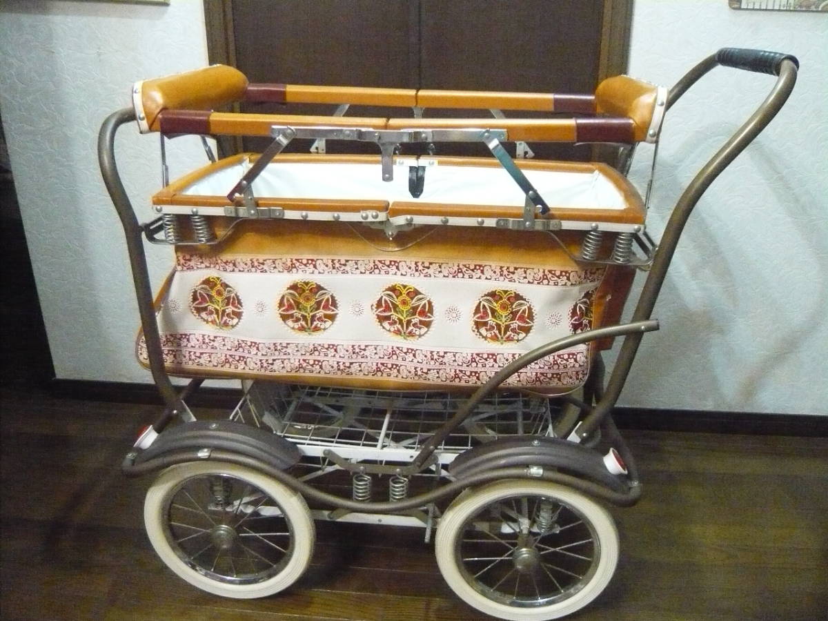 昭和レトロ•骨董品•アンティーク•乳母車 昭和レトロ 乳母車 手押し