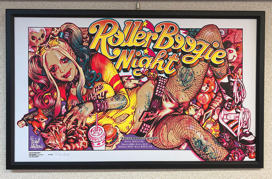 ロッキンジェリービーン KAGUYA BABY シルクスクリーンアート ロッキン